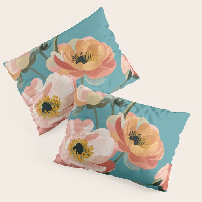 Soft Spring Botanicals Pillow Sham Gallery Image 3