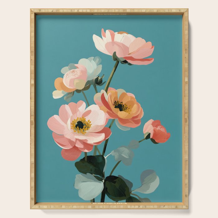 Soft Spring Botanicals Serving Tray Gallery Image 1