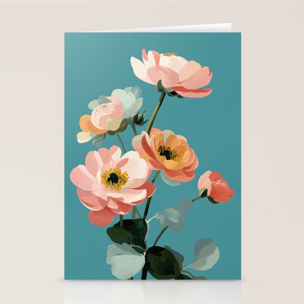 Soft Spring Botanicals Stationery Card Gallery Image 1