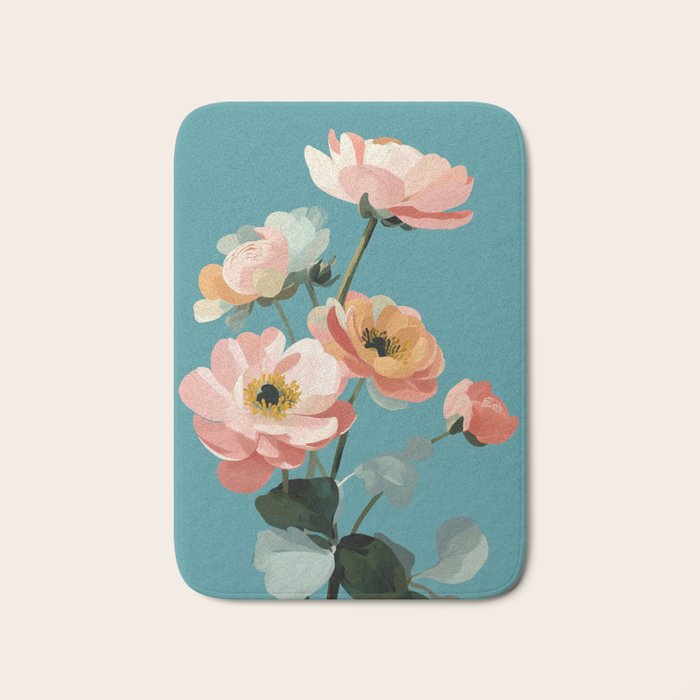 Soft Spring Botanicals Bath Mat Gallery Image 1