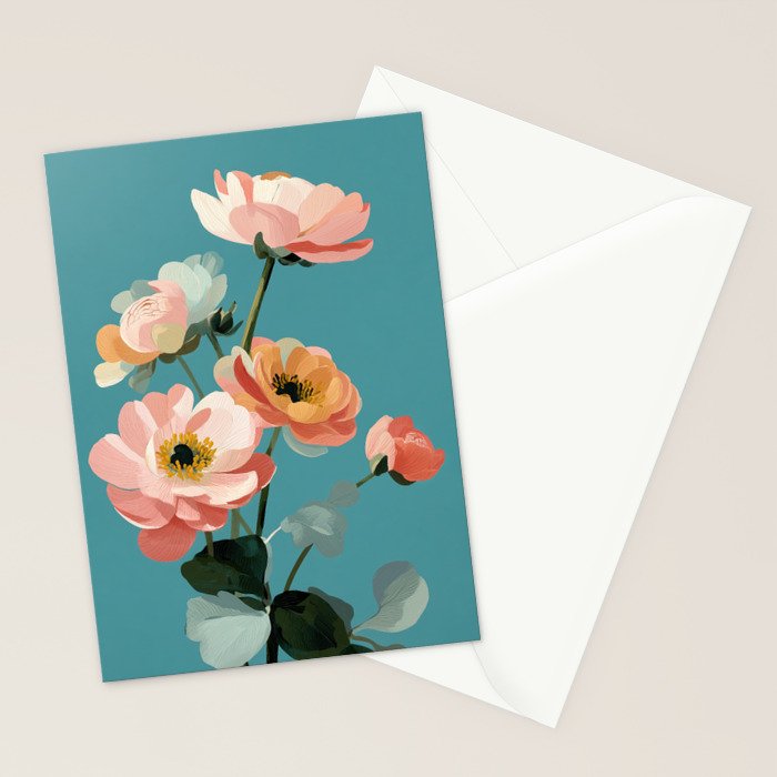 Soft Spring Botanicals Stationery Card Gallery Image 2