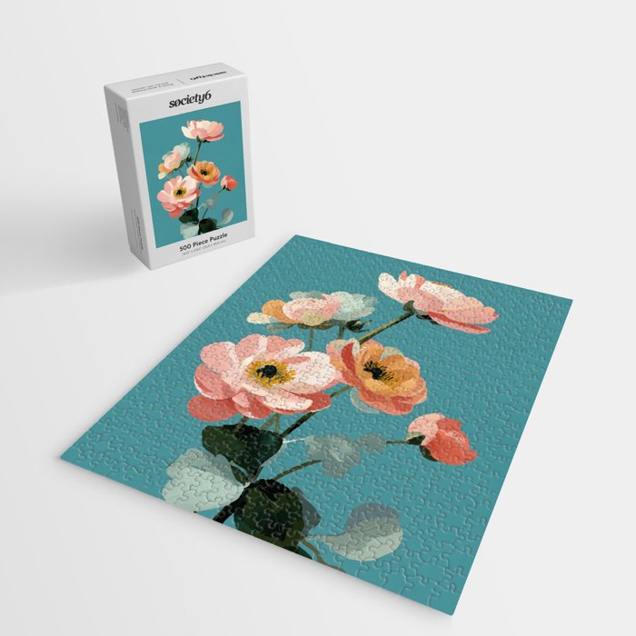 Soft Spring Botanicals Jigsaw Puzzle Gallery Image 2