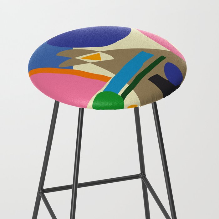 Abstract morning Stool Gallery Image 2