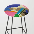 Abstract morning Stool Gallery Image 2