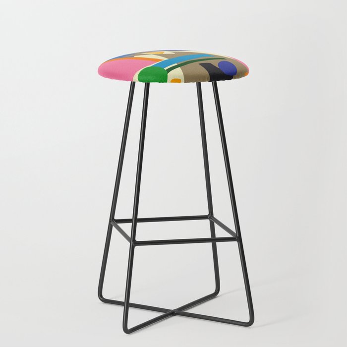 Abstract morning Stool Gallery Image 1