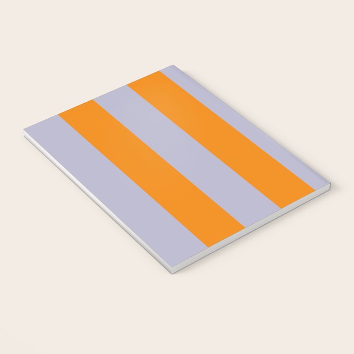 Lilac Clematis and Orange Stripes Notebook Gallery Image 3