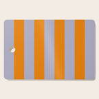 Lilac Clematis and Orange Stripes Cutting Board Gallery Image 1