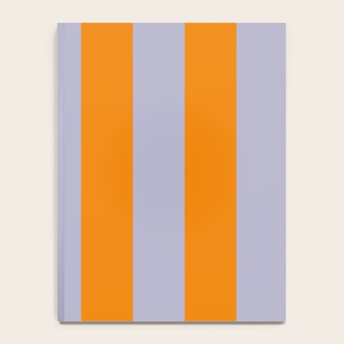 Lilac Clematis and Orange Stripes Notebook Gallery Image 4