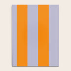 Lilac Clematis and Orange Stripes Notebook Gallery Image 4