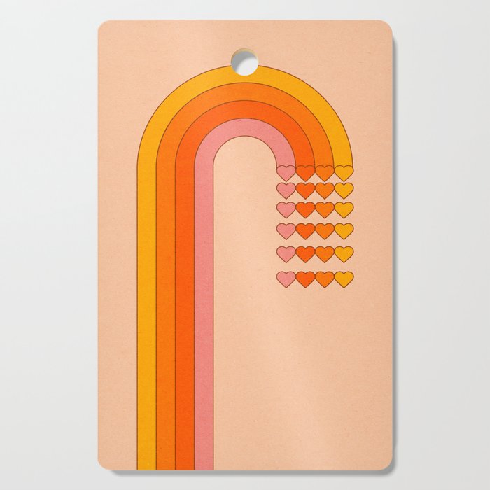 Sweetheart Rainbow Cutting Board Gallery Image 1