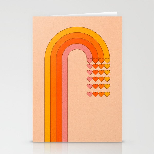 Sweetheart Rainbow Stationery Card Gallery Image 1