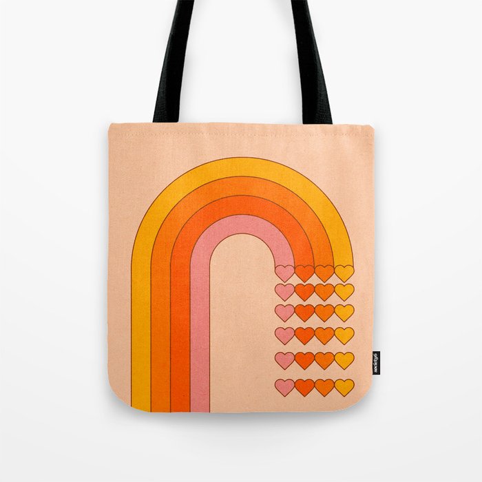 Sweetheart Rainbow Tote Bag Gallery Image 1