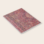 Antique Kashmar Persian Rose Red Notebook Gallery Image 3