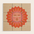 Sunshine Faces - Retro Wood Wall Art Gallery Image 1