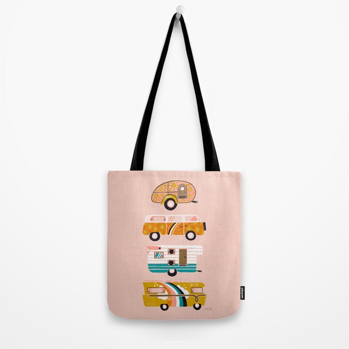 Retro Road Trip - Pink Palette Tote Bag Gallery Image 2