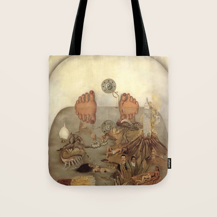 Frida Kahlo What the water gave me Tote Bag Gallery Image 1