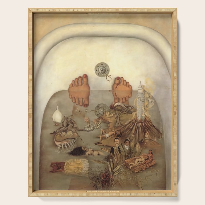 Frida Kahlo What the water gave me Serving Tray Gallery Image 1