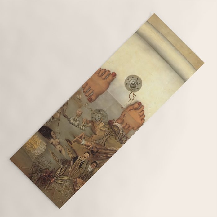 Frida Kahlo What the water gave me Yoga Mat Gallery Image 1