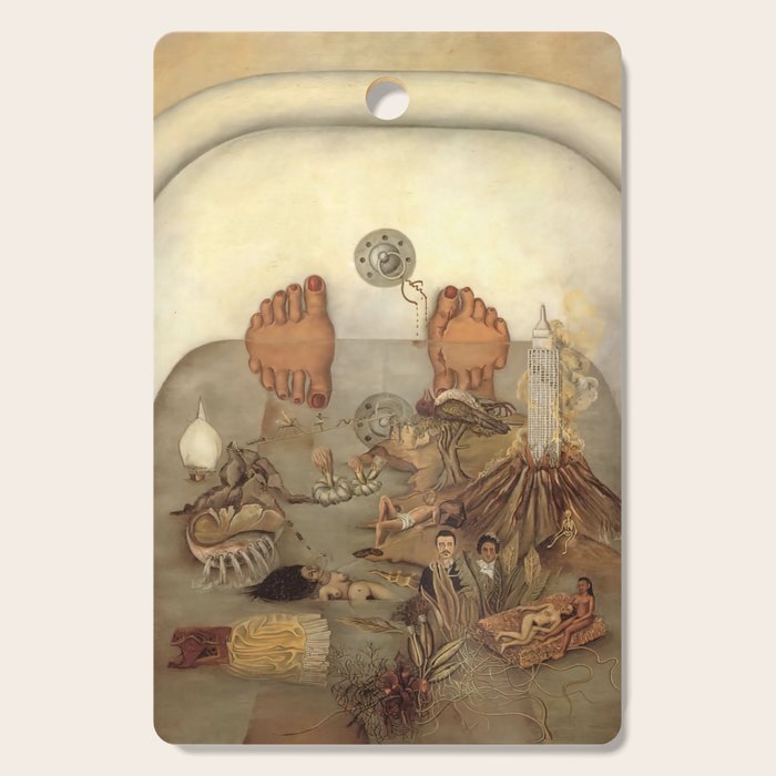 Frida Kahlo What the water gave me Cutting Board Gallery Image 1