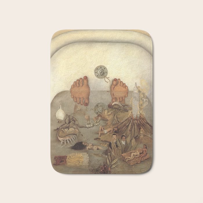 Frida Kahlo What the water gave me Bath Mat Gallery Image 1