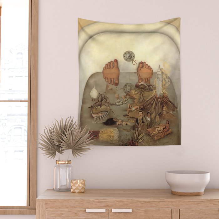 Frida Kahlo What the water gave me Wall Tapestry Gallery Image 2