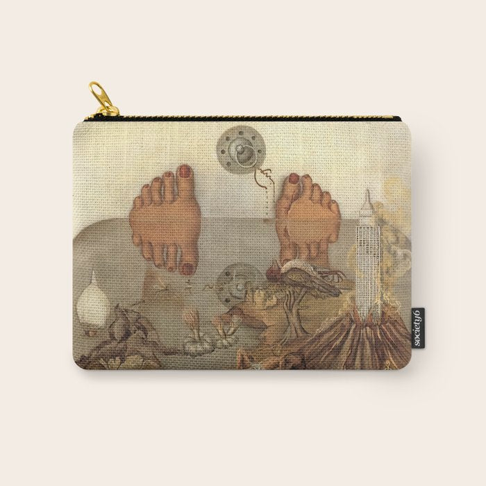 Frida Kahlo What the water gave me Carry All Pouch Gallery Image 1