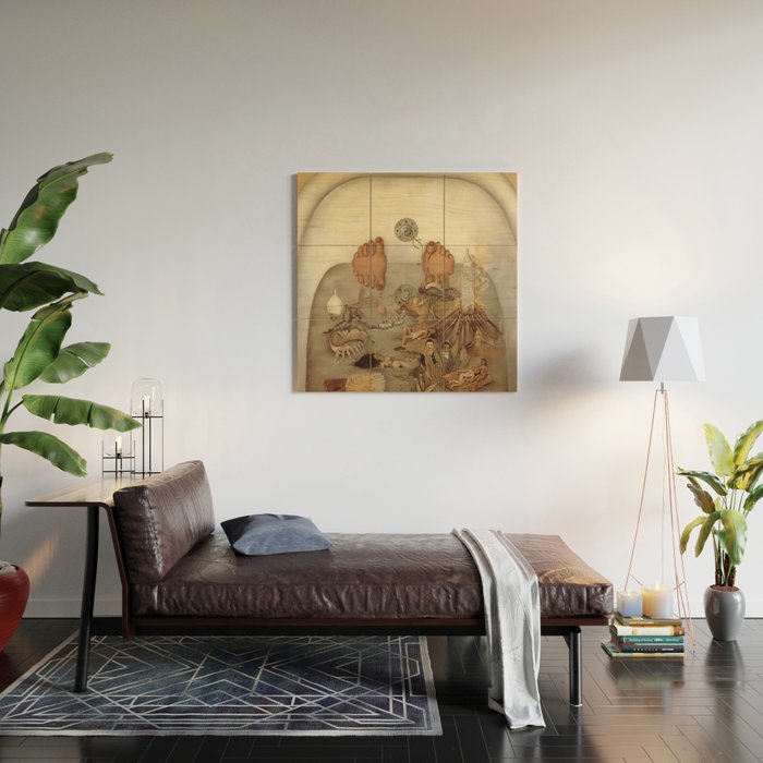 Frida Kahlo What the water gave me Wood Wall Art Gallery Image 2