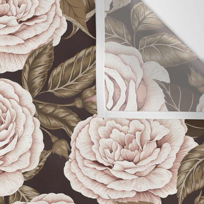 A Realm Of Roses - Dark Academia Pink Wall Tapestry Gallery Image 3