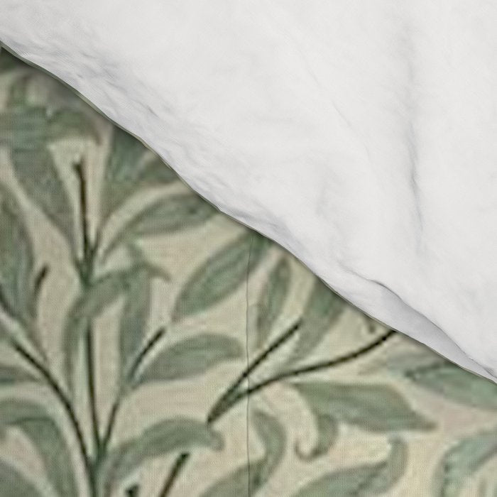 William Morris Willow Bough Cream Pale Green Comforter Gallery Image 4