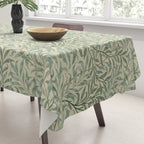 William Morris Willow Bough Cream Pale Green Tablecloth Gallery Image 3