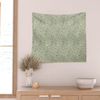 William Morris Willow Bough Cream Pale Green Wall Tapestry Gallery Image 2
