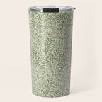 William Morris Willow Bough Cream Pale Green Travel Mug Gallery Image 1