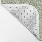 William Morris Willow Bough Cream Pale Green Bath Mat Gallery Image 2