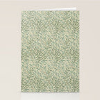 William Morris Willow Bough Cream Pale Green Stationery Card Gallery Image 2