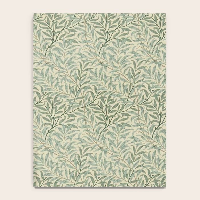 William Morris Willow Bough Cream Pale Green Notebook Gallery Image 4