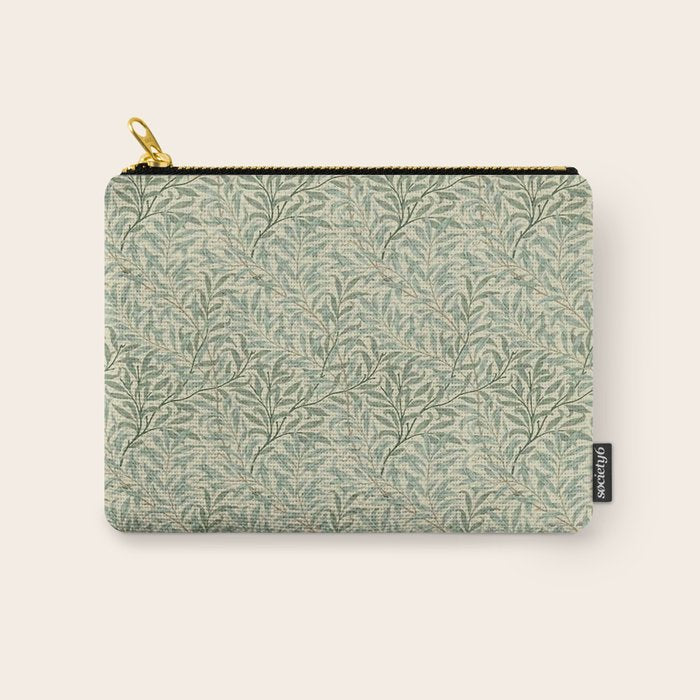 William Morris Willow Bough Cream Pale Green Carry All Pouch Gallery Image 1