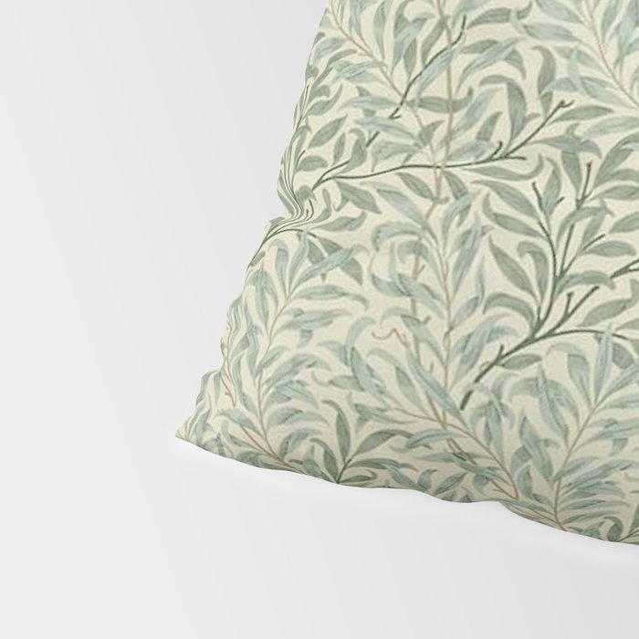 William Morris Willow Bough Cream Pale Green Pillow Sham Gallery Image 4