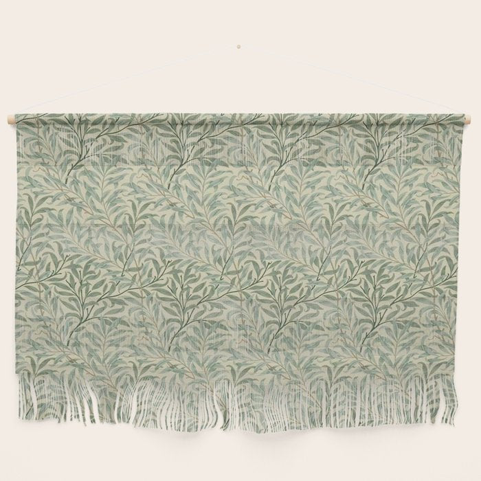William Morris Willow Bough Cream Pale Green Wall Hanging Gallery Image 1