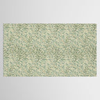 William Morris Willow Bough Cream Pale Green Tablecloth Gallery Image 2