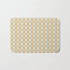 Checkered Multicolor Pattern I Natural Pastel Bath Mat Gallery Image 1