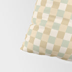 Checkered Multicolor Pattern I Natural Pastel Pillow Sham Gallery Image 4