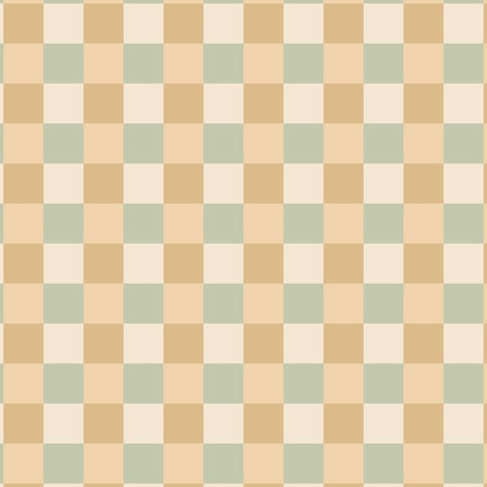 Checkered Multicolor Pattern I Natural Pastel Coffee Mug Gallery Image 2