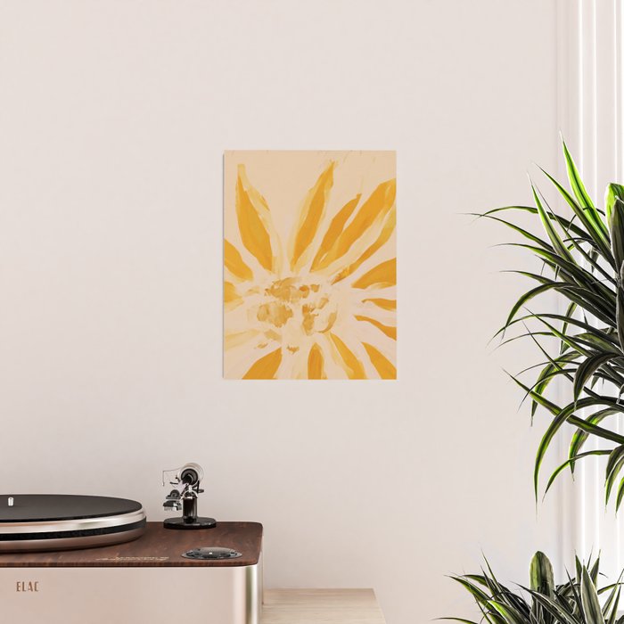 Sun Blooming Flower Poster Gallery Image 2