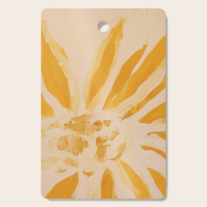 Sun Blooming Flower Cutting Board Gallery Image 1