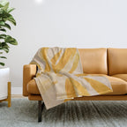 Sun Blooming Flower Throw Blanket Gallery Image 1