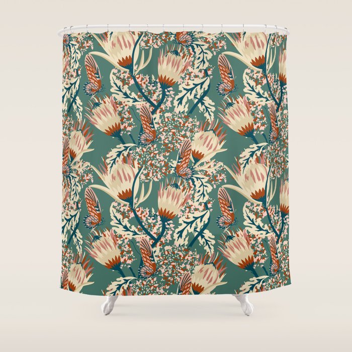 ZARAH BUTTERFLY Shower Curtain Gallery Image 1