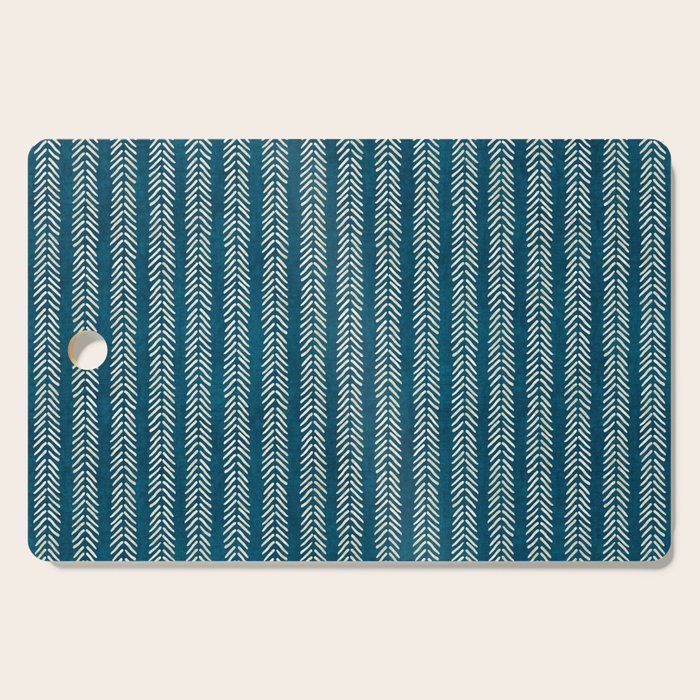 Small Teal Arrowheads Cutting Board Gallery Image 1