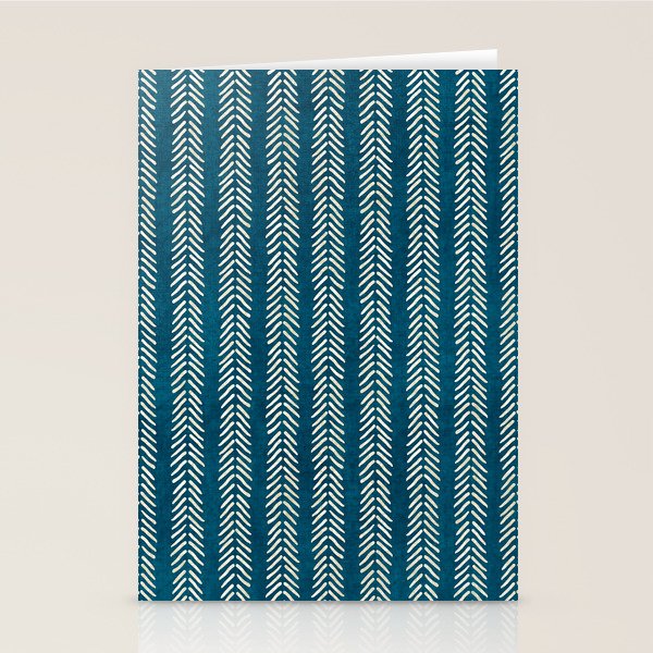 Small Teal Arrowheads Stationery Card Gallery Image 2