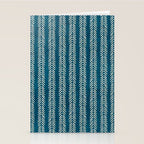 Small Teal Arrowheads Stationery Card Gallery Image 2