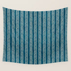 Small Teal Arrowheads Wall Tapestry Gallery Image 4